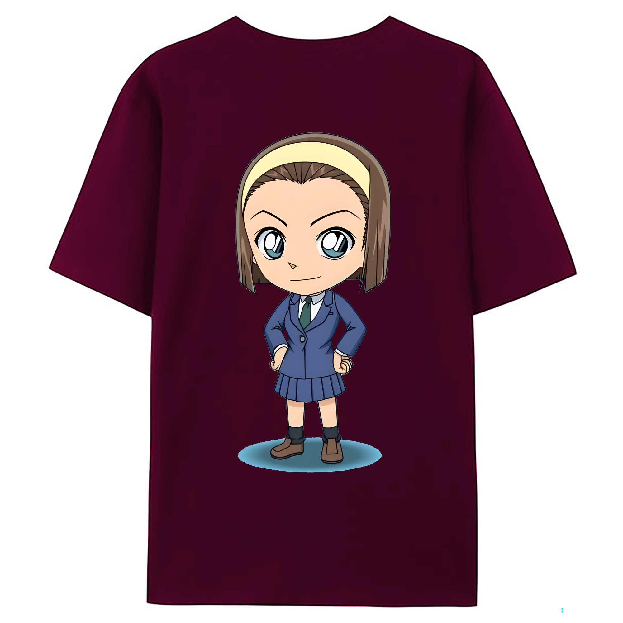 （画像用） 名探偵コナン 吉田 歩美 よしだ あゆみ Detective Conan my Yeager レディース半袖Tシャツ(バックプリント)